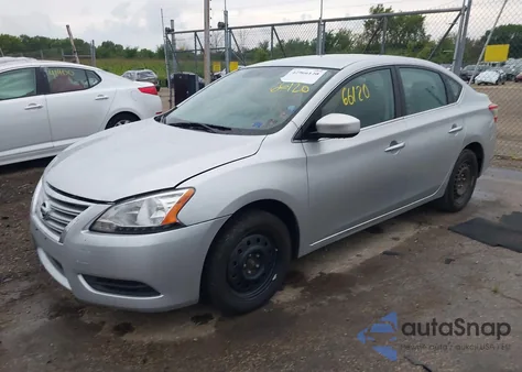 2015 Nissan Sentra Fe+ S/S/Sl/Sr/Sv from USA, damaged, VIN 3N1AB7AP1FY264011